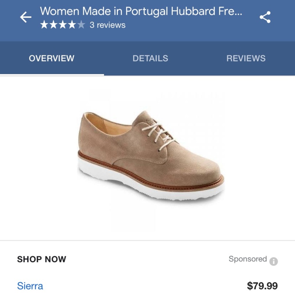 Hubbard women’s sand suede shoes